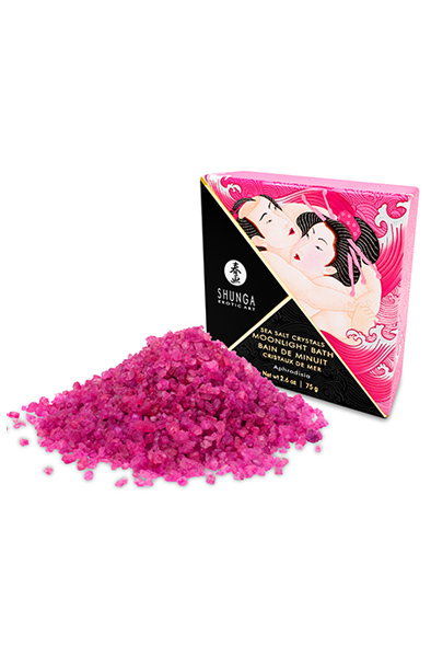 Shunga Erotic Art Moonlight Bath Sea Salt Aphrodisia 75g - Badsalt 0