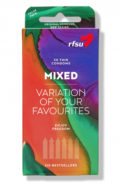 RFSU Mix Pack Kondomer 30st - Mixade kondomer 0