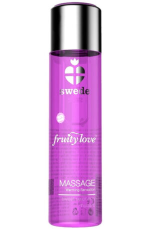 Fruity Love Massage Sweet Raspberry Rhubarb 60ml - Massageolja 0