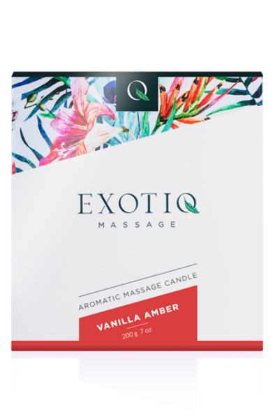 Exotiq Massage Candle Vanilla Amber 200g - Massageljus 0