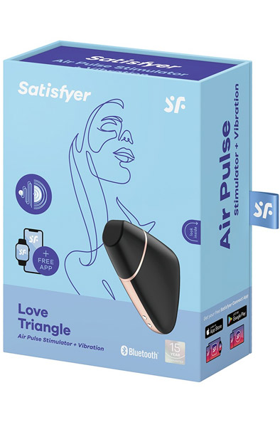 Satisfyer Love Triangle Black - Appstyrd klitorisstimulator 0