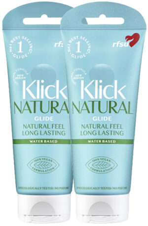 2-pack RFSU Klick Natural Glide 100ml - Paketerbjudande 0
