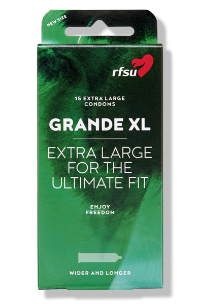 RFSU Grande XL Kondomer 15st - Extra stora kondomer 0