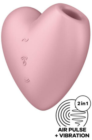 Satisfyer Cutie Heart Light Red - Lufttrycksvibrator 0