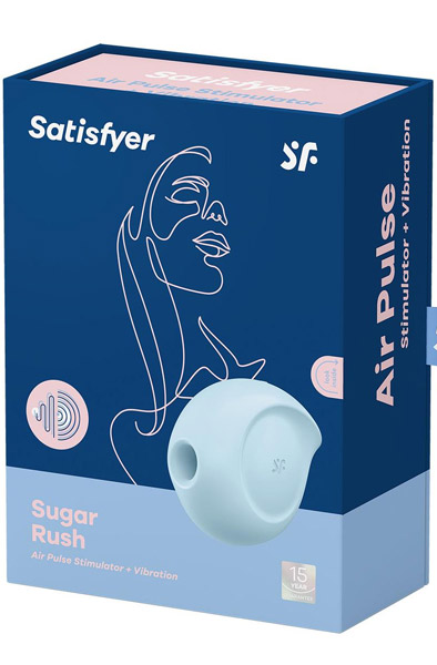 Satisfyer Sugar Rush Blue - Lufttrycksvibrator 0