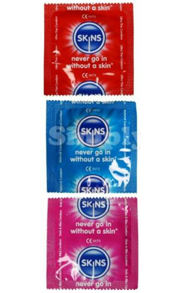 Skins Assorted Mix Kondomer 12-pack - Mixade kondomer 0