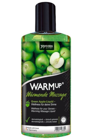 Joydivision Warm-up Massage Oil Green Apple 150ml - Massageolja Äpple 0