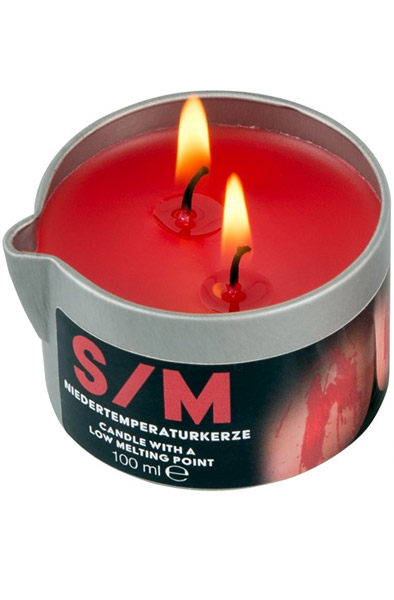 S/M Candle With Low Melting Point - Vaxljus 0