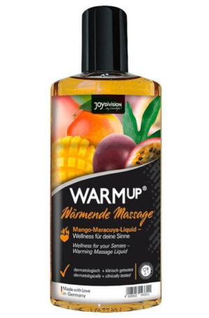 Joydivision Warm-up Massage Oil Mango & Maracuya 150ml - Massageolja Mango Passionsfrukt 0