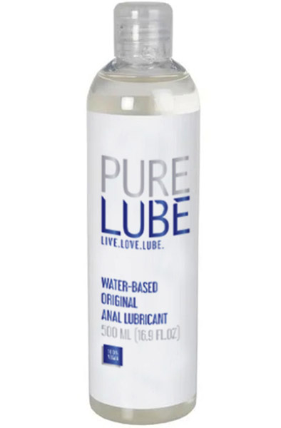Pure Lube Water-Based Anal Lubricant 500 ml - Analglidmedel 0