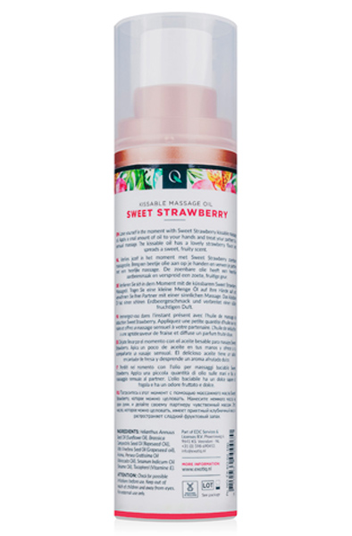 Exotiq Massage Oil Sweet Strawberry 100 ml - Massageolja Jordgubb 2
