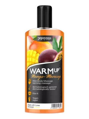 Joydivision Warm-up Massage Oil Mango & Maracuya 150ml - Massageolja Mango Passionsfrukt 1