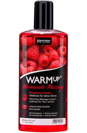 Joydivision Warm-up Massage Oil Raspberry 150ml - Massageolja Hallon 1