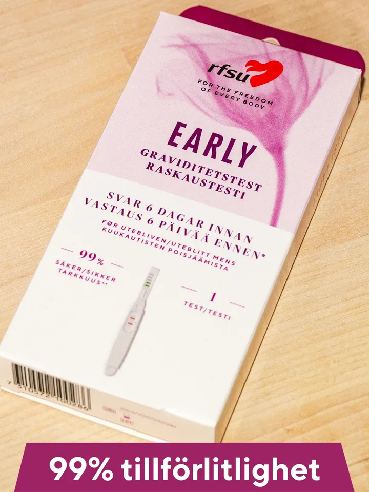 RFSU Graviditetstest Testa Tidigt 1st - Graviditetstest tidig 1pack 5