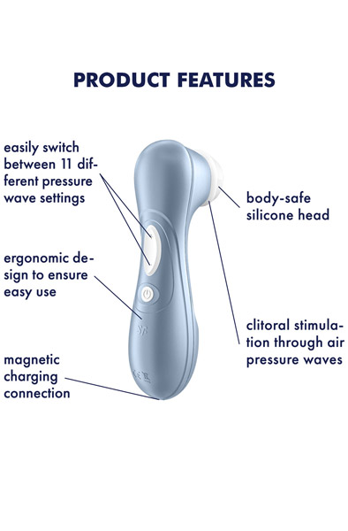 Satisfyer Pro 2 Next Generation Blue - Lufttrycksvibrator 2