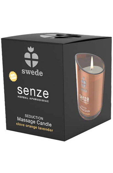 Senze Massage Candle Clove Orange Lavender 150ml - Massageljus 3