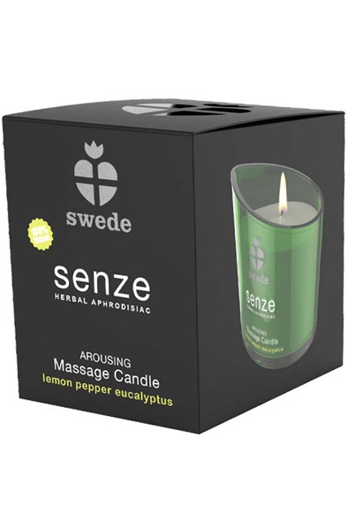 Senze Massage Candle Lemon Pepper Eucalyptus 150ml - Massageljus 3