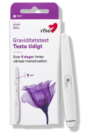 RFSU Graviditetstest Testa Tidigt 1st - Graviditetstest tidig 1pack 0
