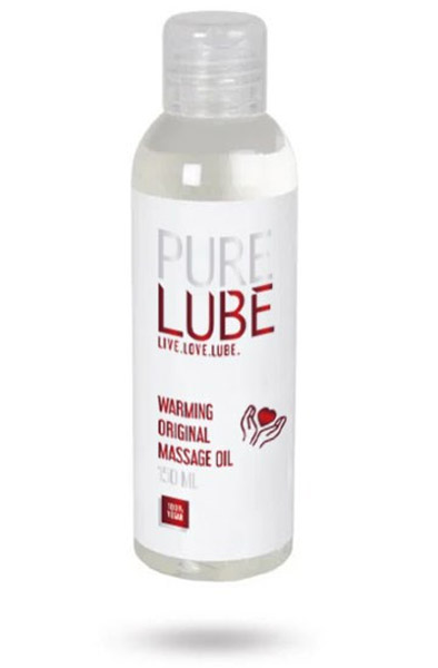 Pure Lube Warming Massage Oil 150 ml - Massageolja 0