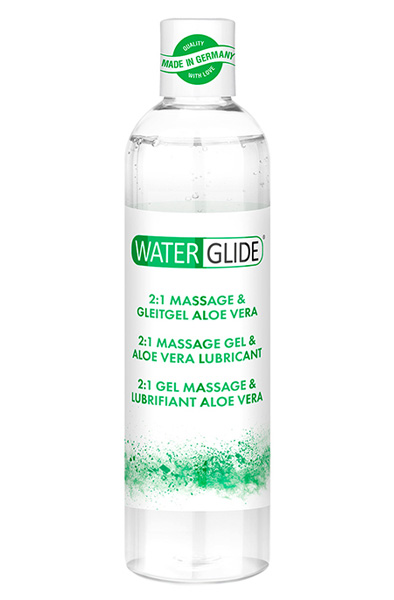 Waterglide 2:1 Massage Gel & Aloe Vera Lubricant 300ml - Glidmedel & Massagelotion 0