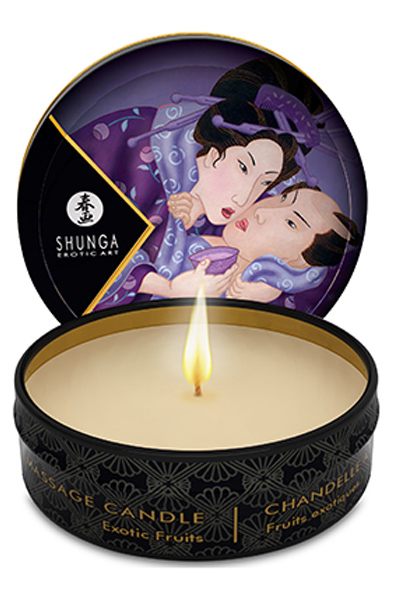 Shunga Erotic Art Massage Candle Exotic Fruits 30ml - Massageljus 0