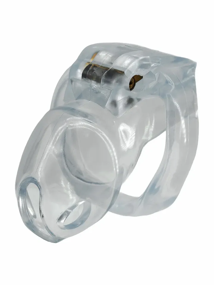 Clear Control Cock Cage Short - Kyskhetsbur 0