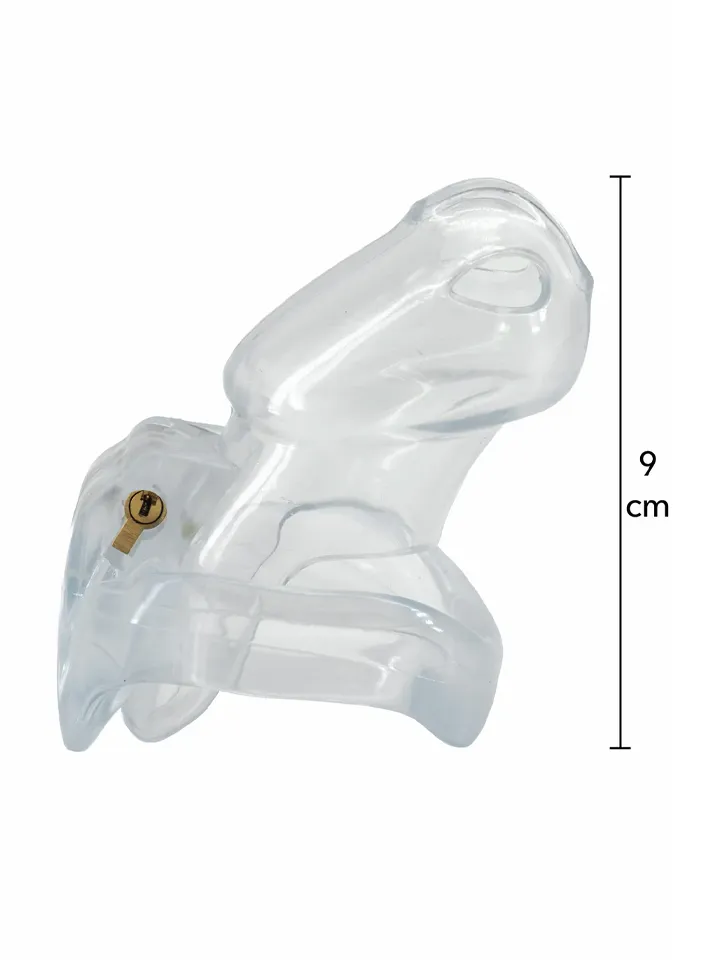 Clear Control Cock Cage Long - Kyskhetsbur 0