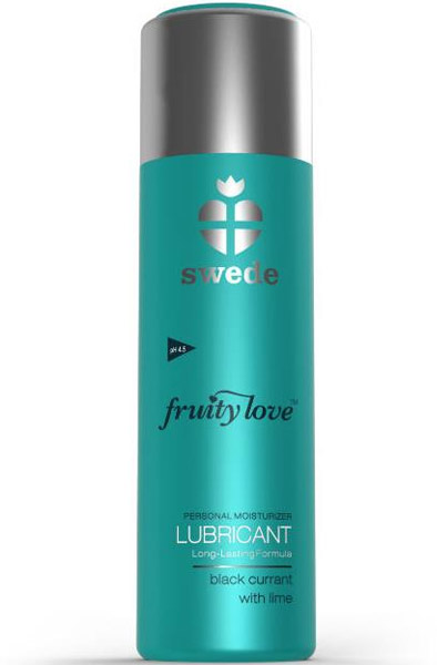 Fruity Love Black Currant With Lime 100ml - Glidmedel med smak 0