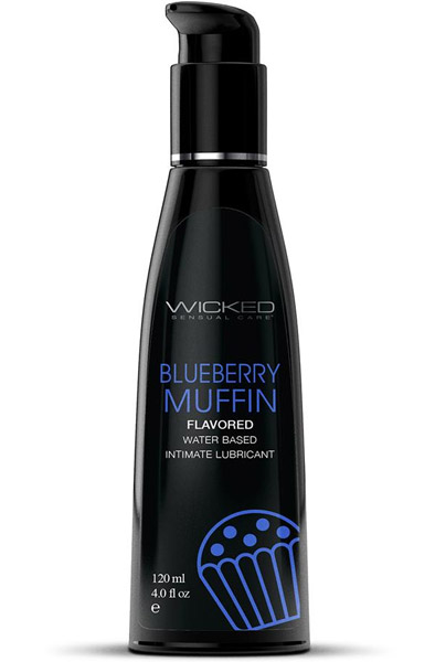 Wicked Aqua Blueberry Muffin Lube 120ml - Glidmedel med smak 0