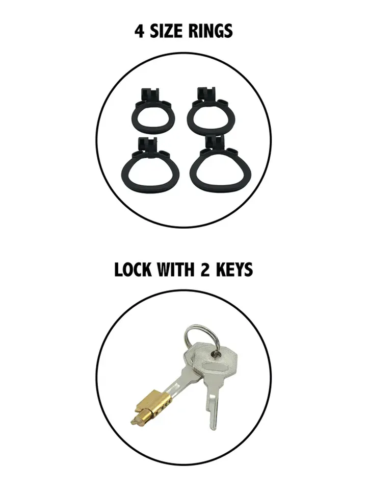 Penis Prison Cock Cage Short - Kyskhetsbur 0